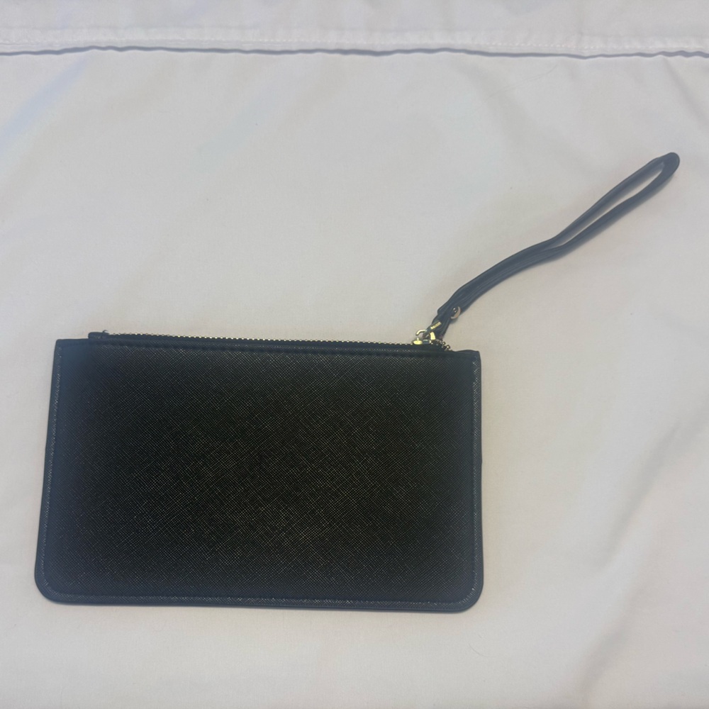 Kate Spade Black Saffiano Leather Wristlet Clutch - Picture 4 of 8